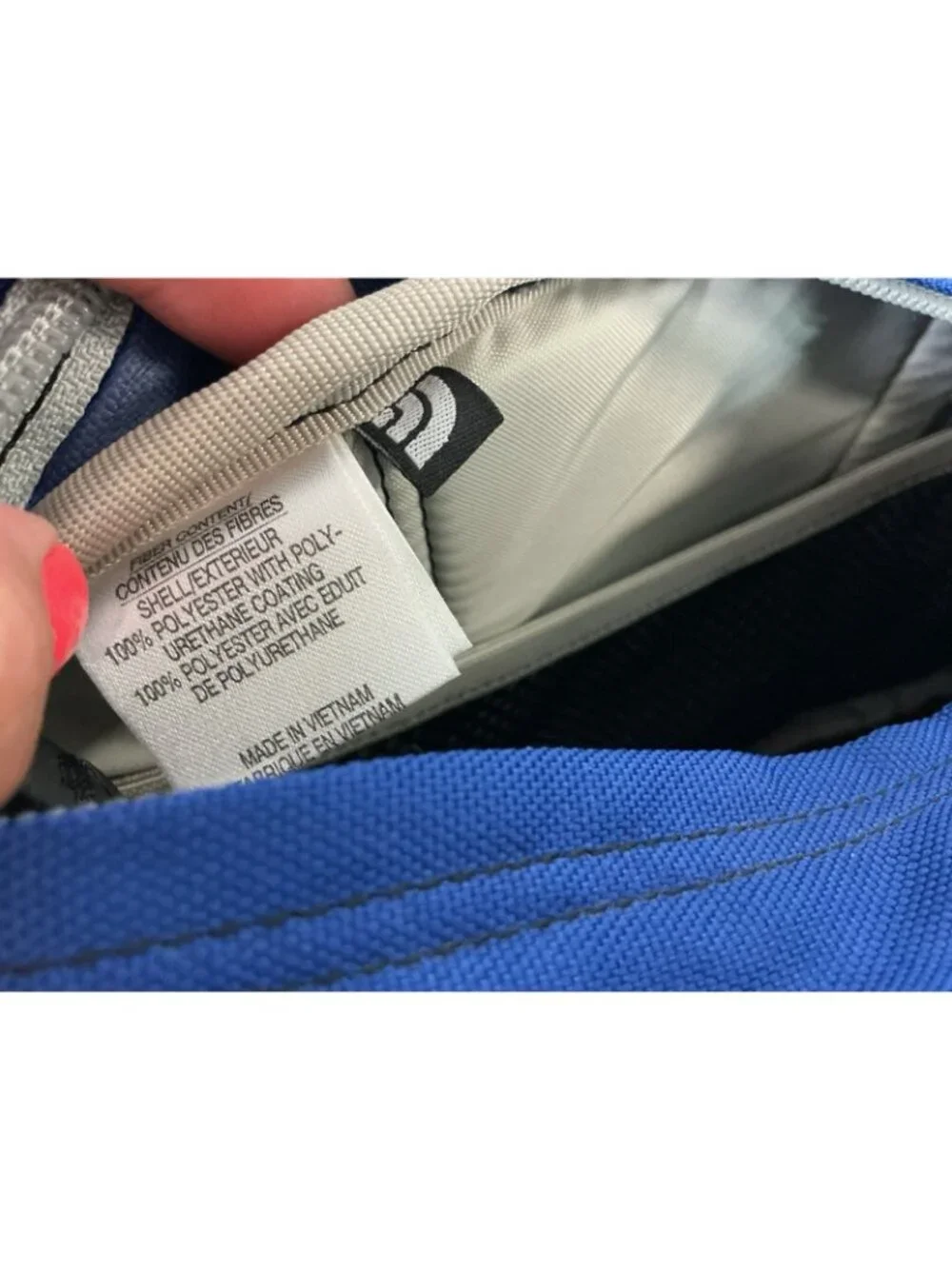 The North Face Blue Fanny Hiking Pack Travel Bag